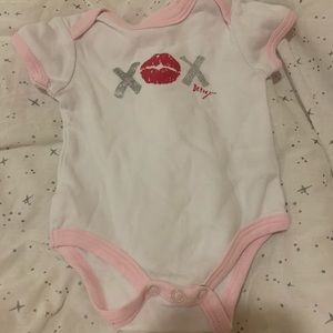 Betsey Johnson xoxo onesie. 6 months washed new